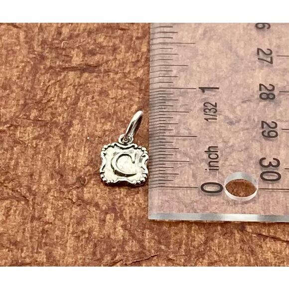 Waxing poetic insignia initial charm - Picture 5 of 12